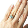 alternative engagement rough diamond ring