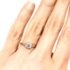 alternative engagement ring with diamond