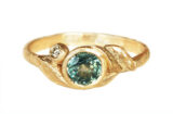 unique sapphire engagement ring