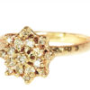 sparkling diamonds vintage engagement ring handmade in Toronto