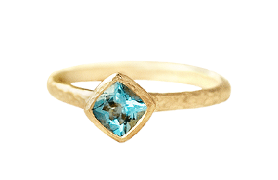 Aquamarine Birth Stone Ring • Anouk Jewelry