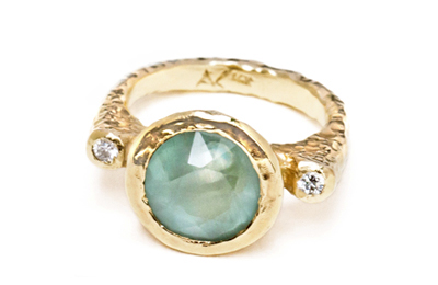 Aquamarine ring by Anouk Jewelry