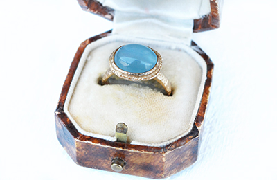 Sun and Water Aquamarine Ring (RTS) • Anouk Jewelry
