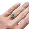 Rhea Ring with Alexandrite and Diamonds - Image 2