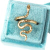 spiritual talisman serpent gold ring in a vintage box